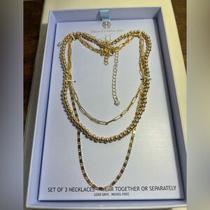 House of Harlow set of 3 necklaces New in box